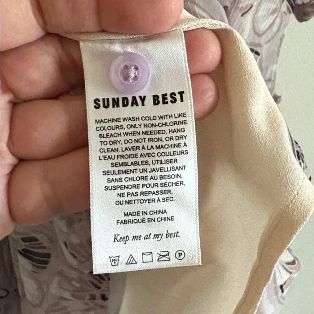Aritzia Sundays Best Mini Floral Dress Size Small